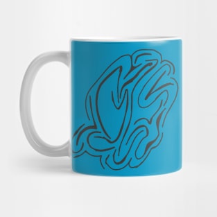 Organic Maze - Grey Mug